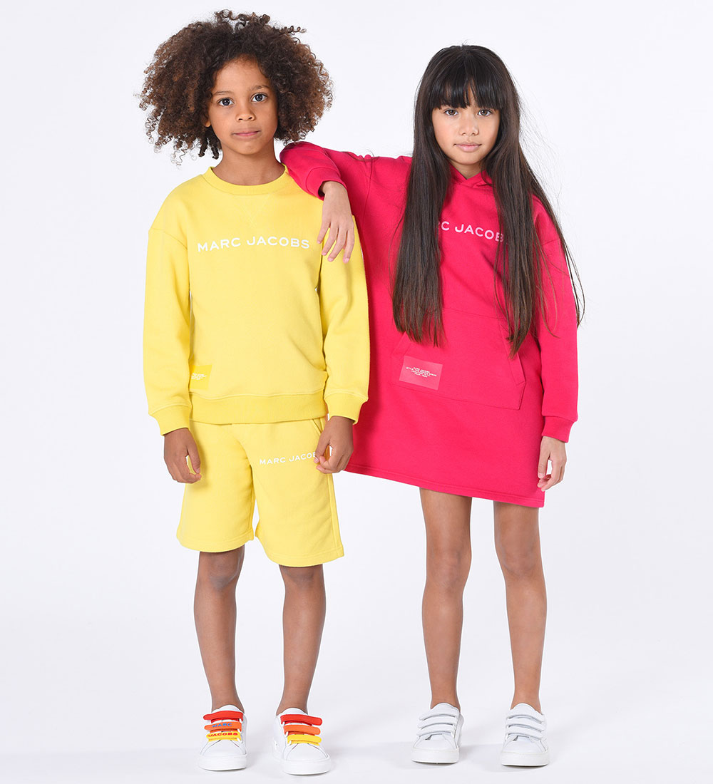 Sweat-shirt Little Marc Jacobs - Jaune av. Blanc