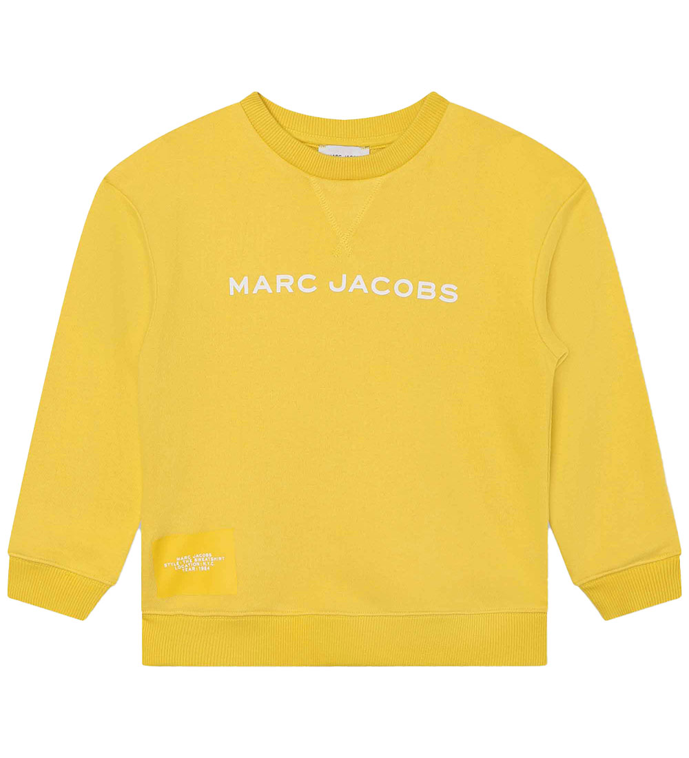 Sweat-shirt Little Marc Jacobs - Jaune av. Blanc