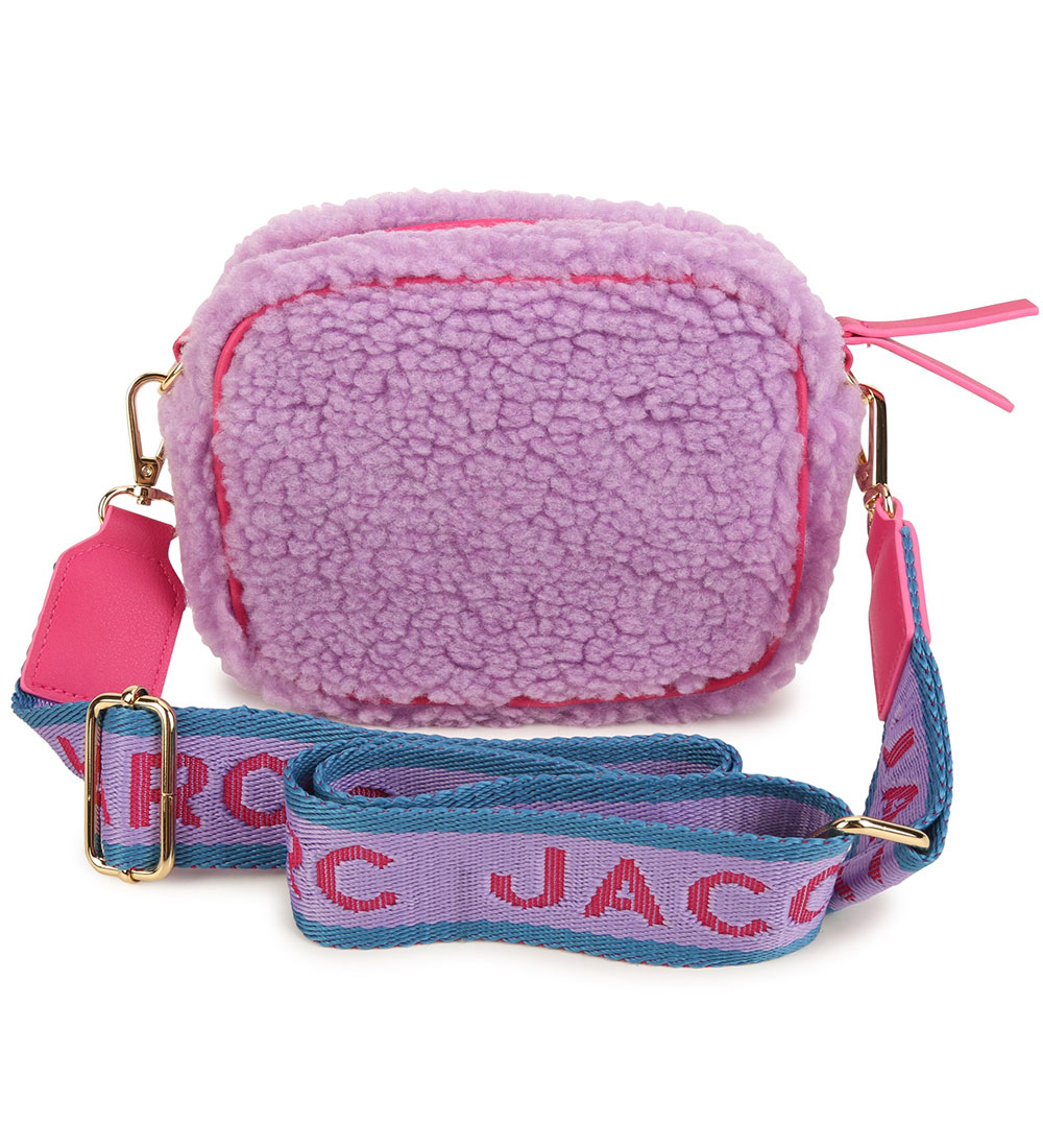 Little Marc Jacobs Shoulder Bag - Violet w. Teddy Fleece/Patches