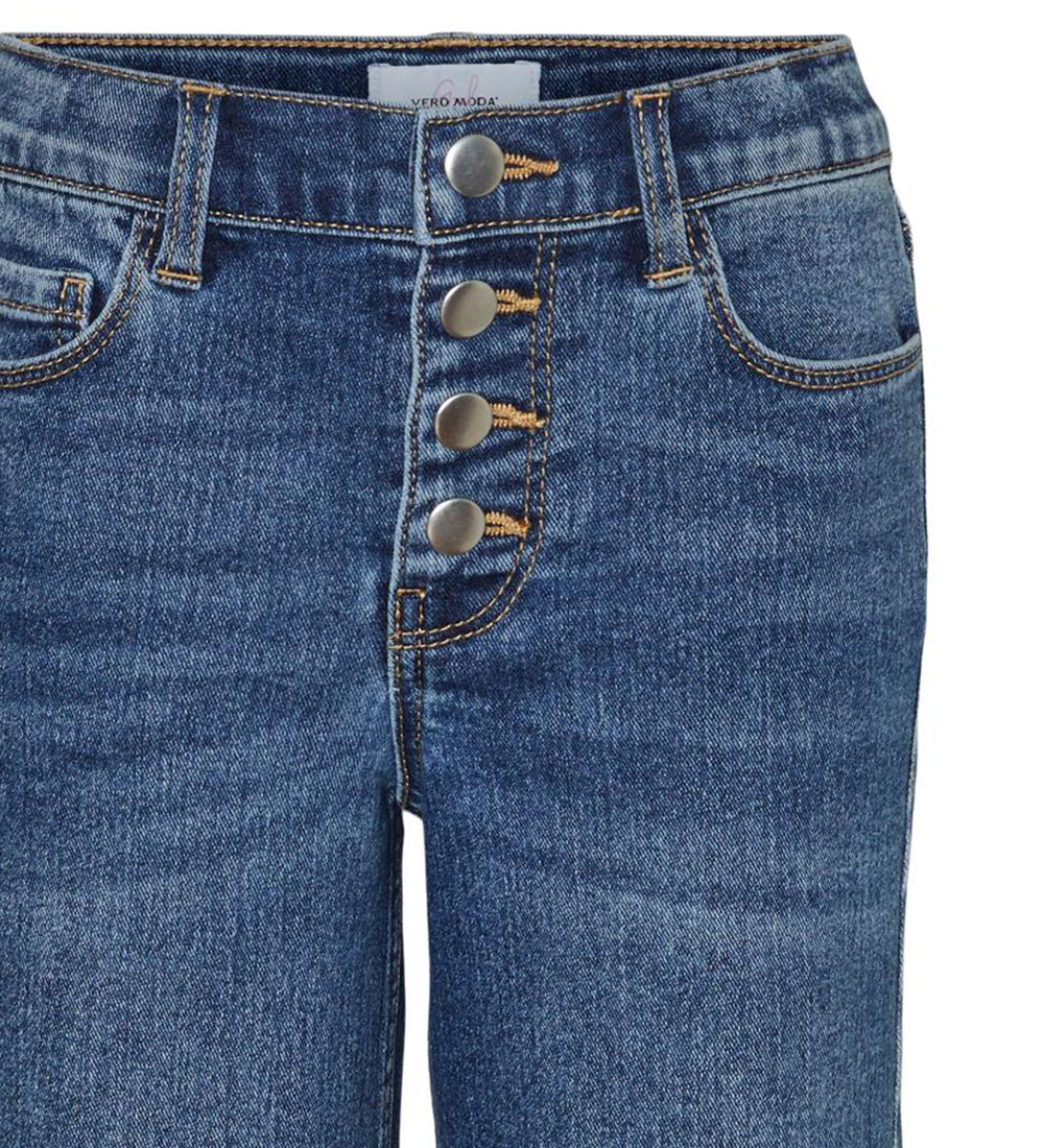 Vero Moda Girl Jeans - VmDaisy - Medium+ Blue Denim