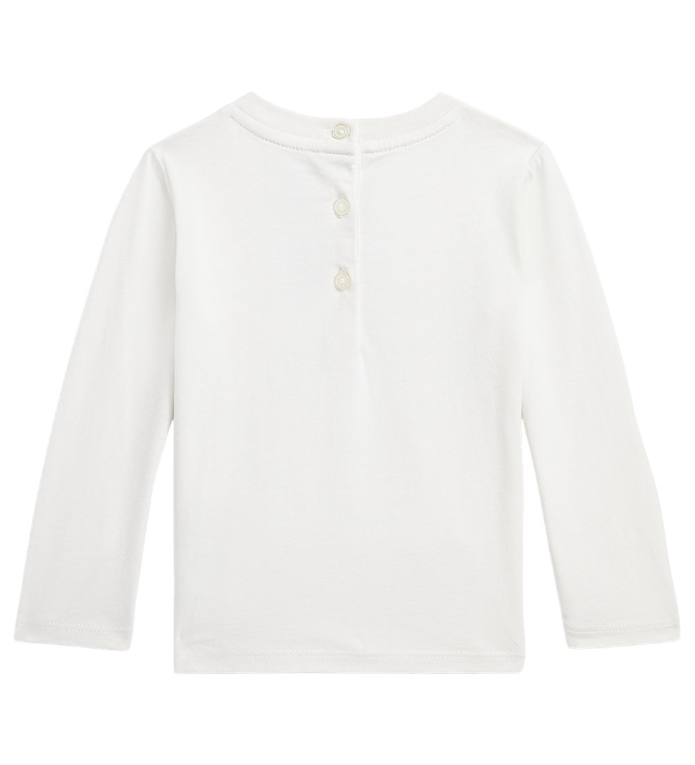 Polo Ralph Lauren Blouse - White w. Soft Toy