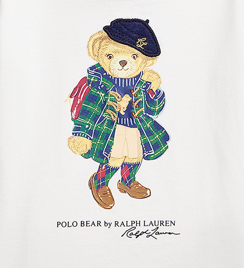 Polo Ralph Lauren Blouse - White w. Soft Toy