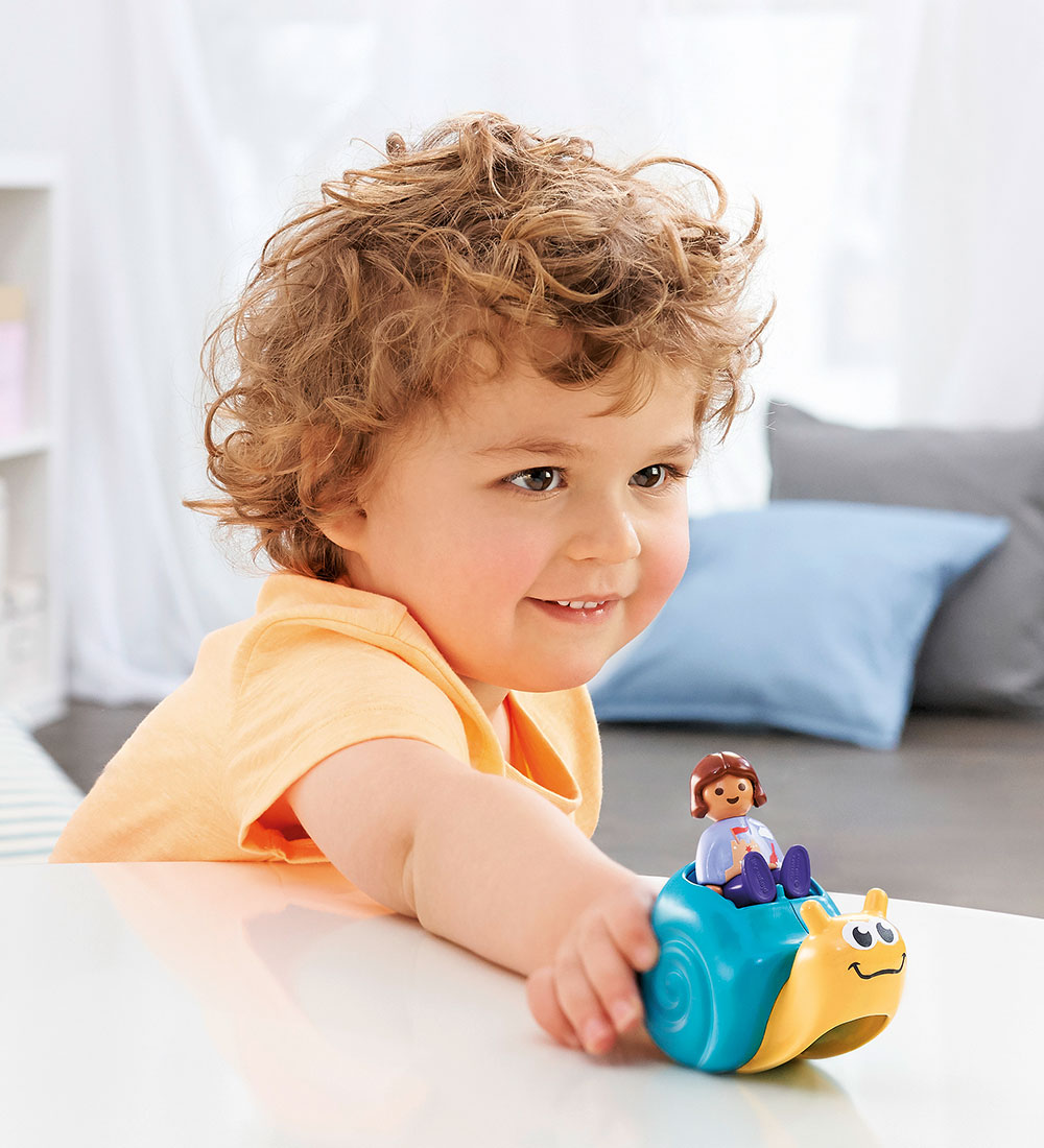 Playmobil 1.2.3 - Snail rocker w. Rattle function - 2 Parts - 71