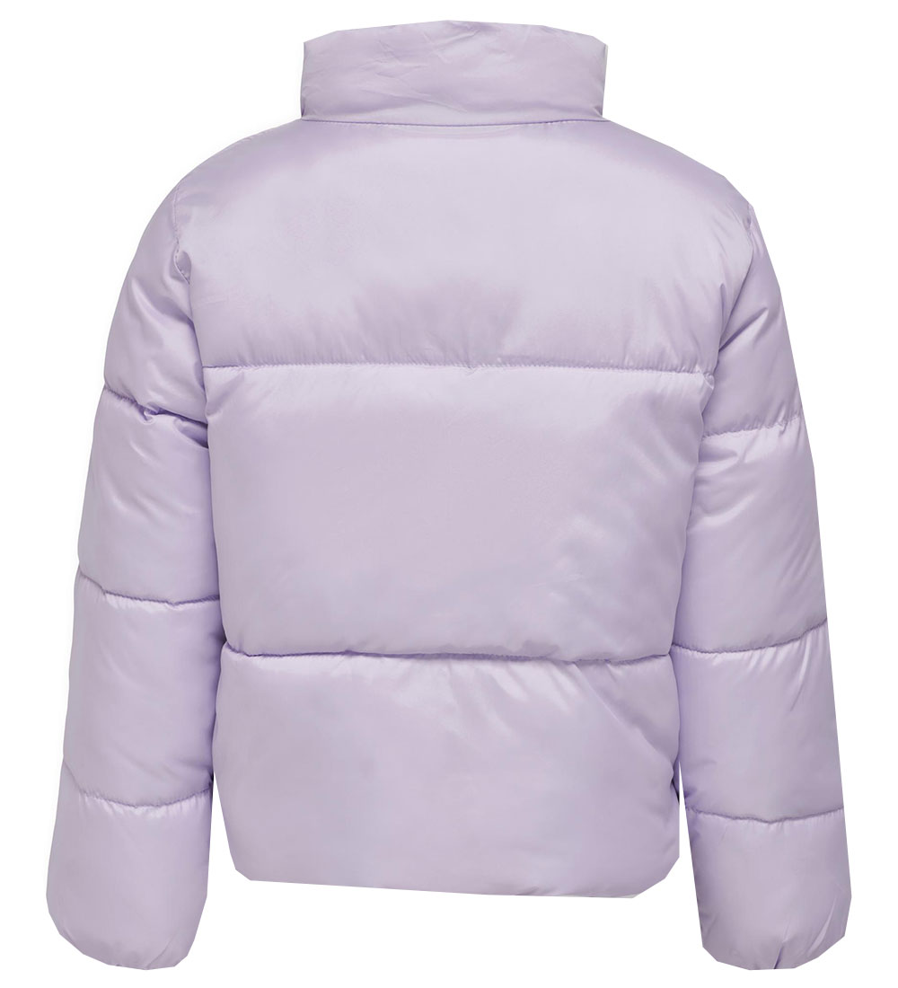 Kids Only Padded Jacket - Reversible - KogNewricky - Pastel Lila