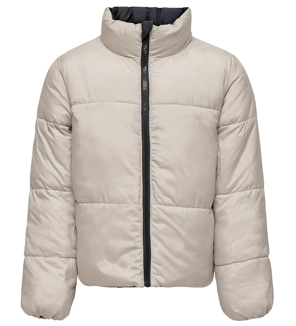 Kids Only Padded Jacket - Reversible - KogNewricky - Phantom/Pum