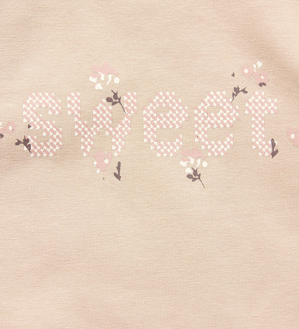 Petit by Sofie Schnoor Bodysuit L/æ - Nougat w. Print