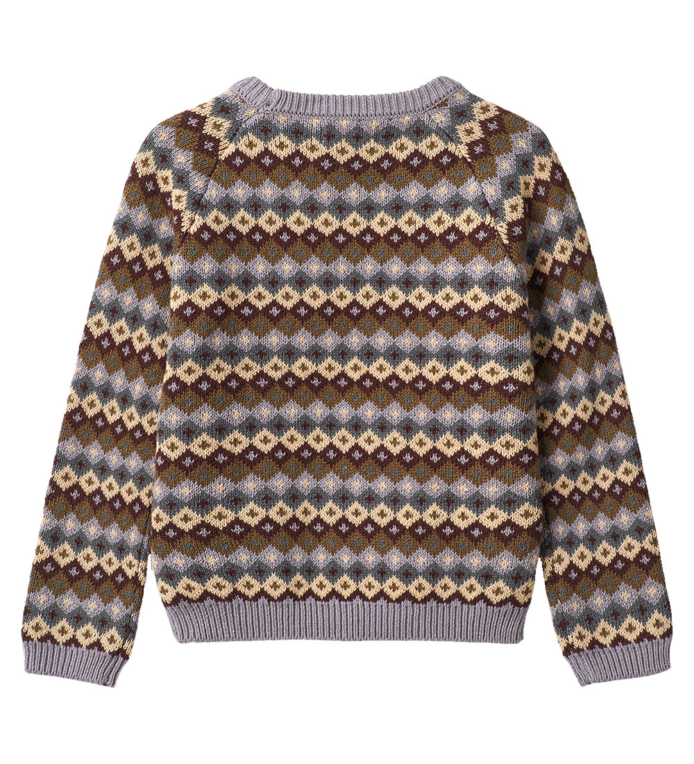 Wheat Blouse - Knitted - Mimi - Multi Lavender