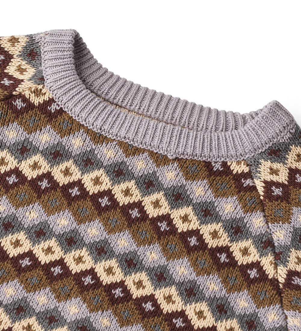Wheat Blouse - Knitted - Mimi - Multi Lavender