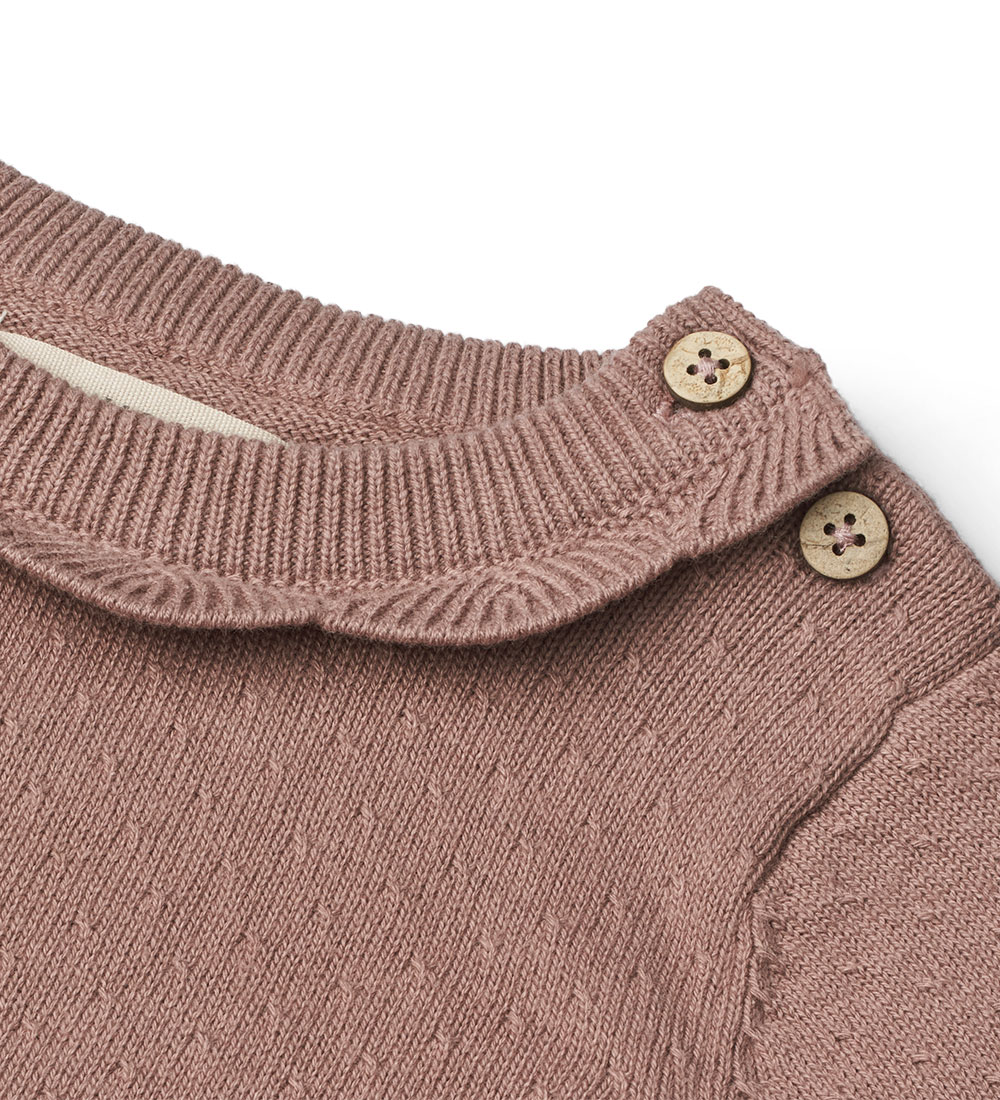 Wheat Blouse - Knitted - Nannie - Lavender Rose