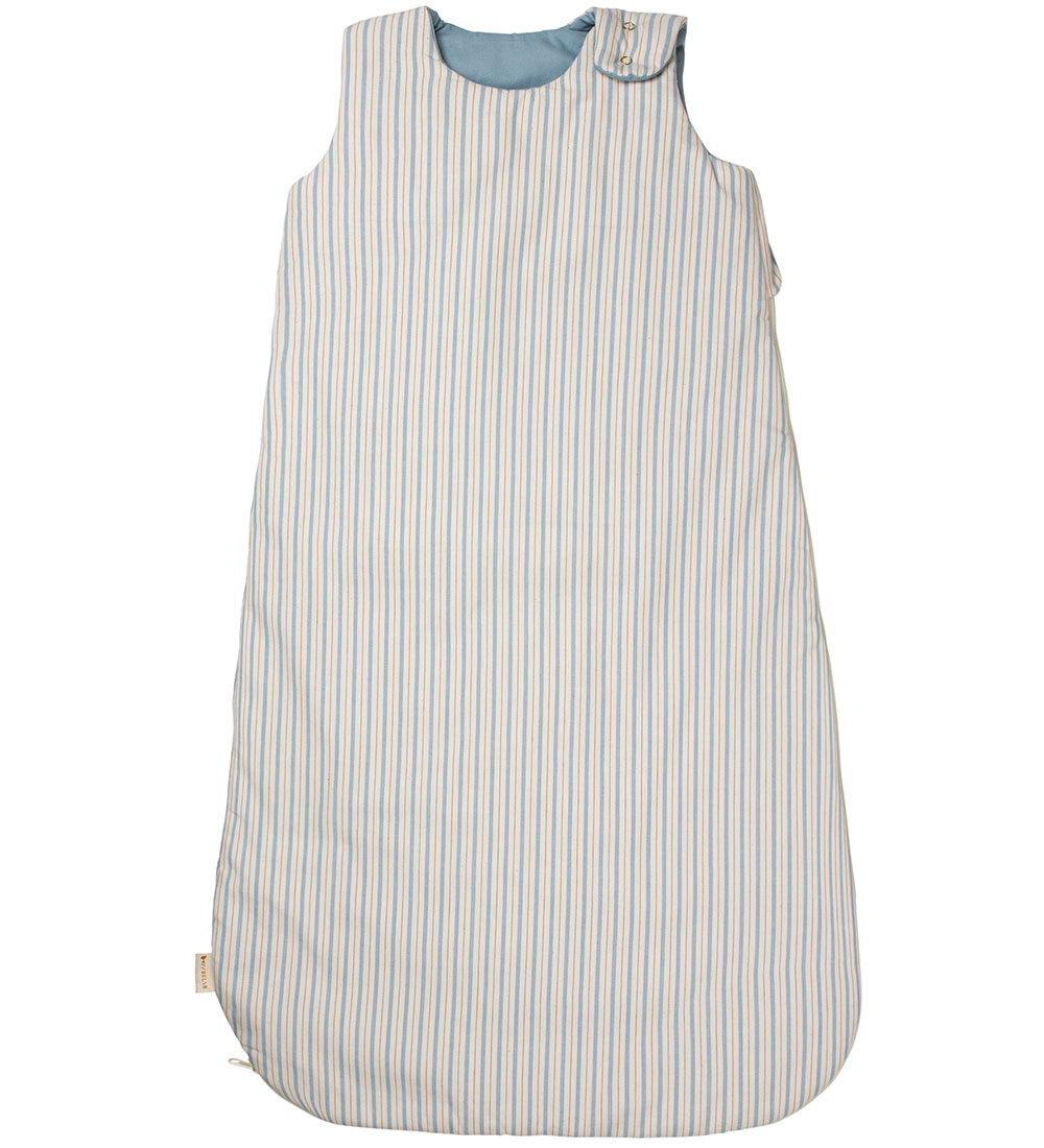 Fabelab Sleeping Bag - Reversible - Cottage Blue Stripes