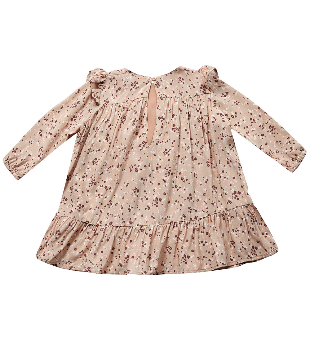 Petit by Sofie Schnoor Dress - Nougat w. Flowers