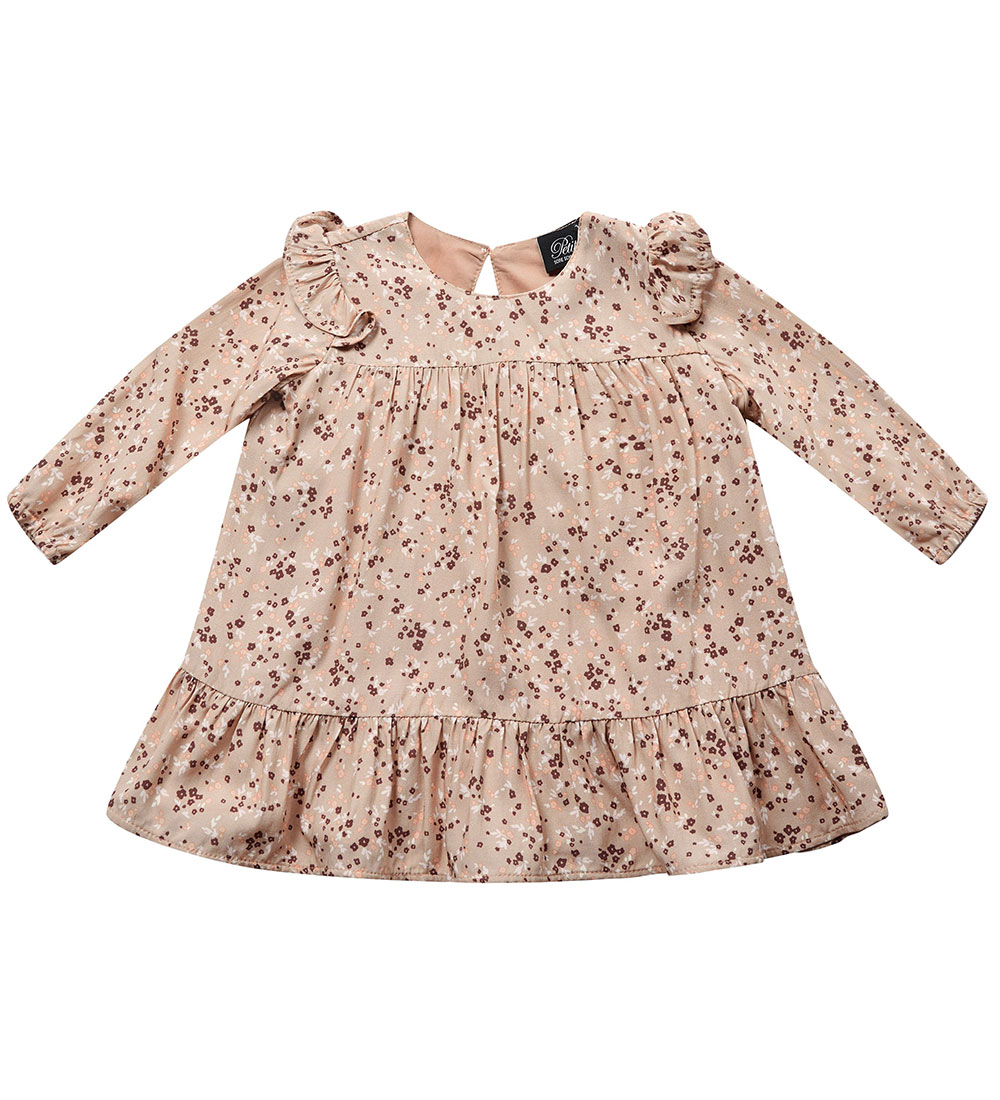 Petit by Sofie Schnoor Dress - Nougat w. Flowers