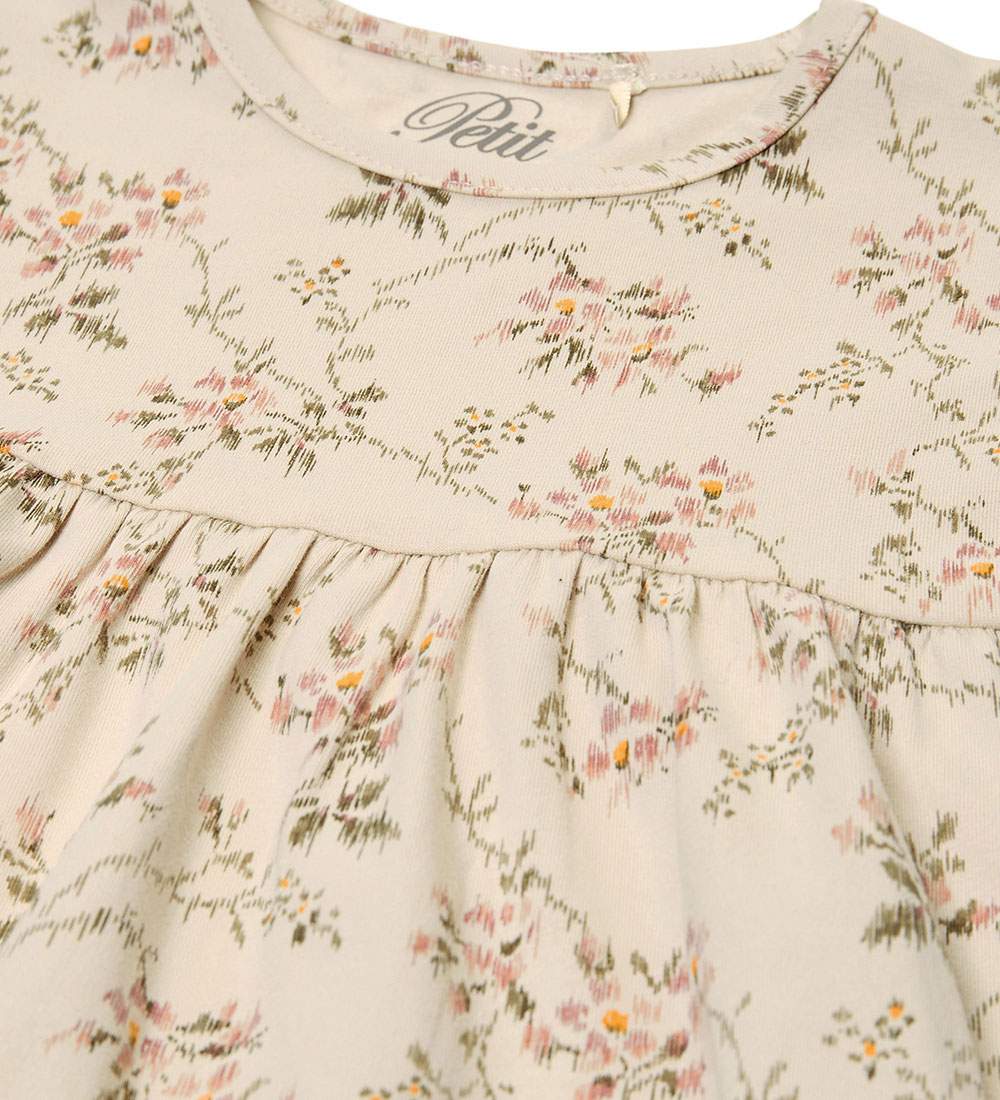 Petit by Sofie Schnoor Dress - Sand w. Flowers