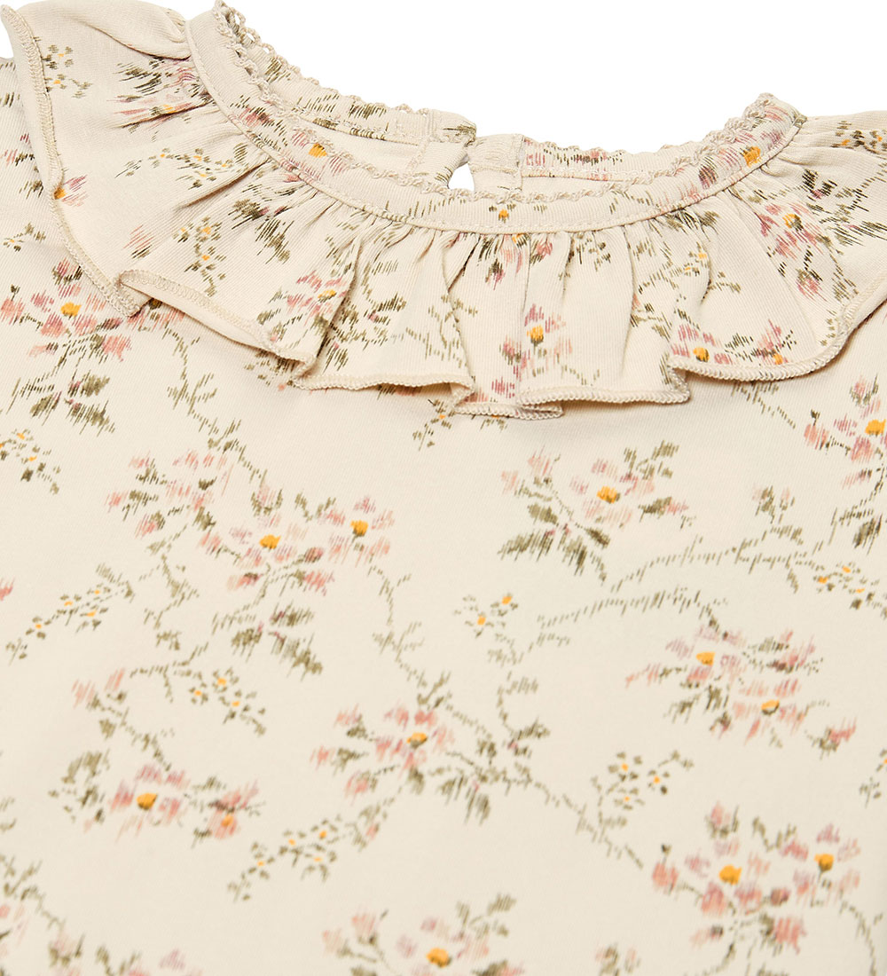 Petit by Sofie Schnoor Blouse - Sand w. Flowers