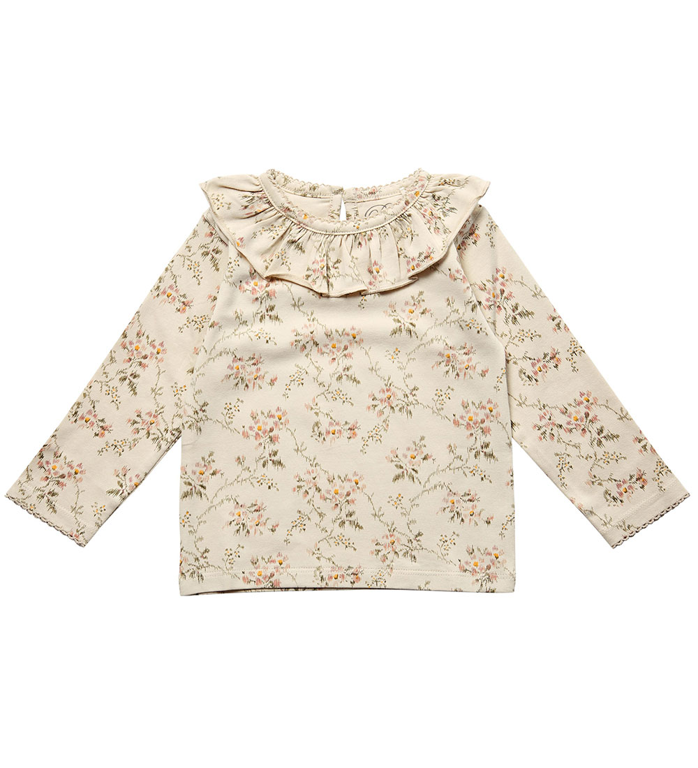 Petit by Sofie Schnoor Blouse - Sand w. Flowers
