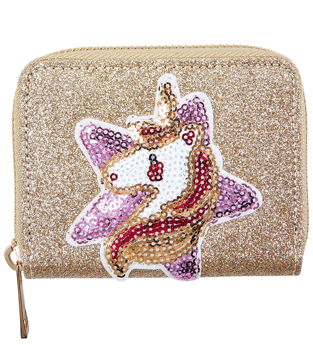 Petit by Sofie Schnoor Wallet - Champagne w. Unicorn