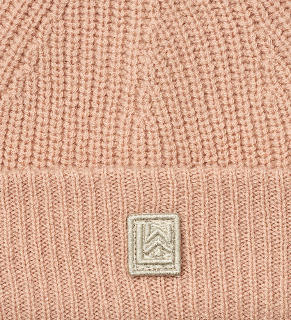 Liewood Beanie - Wool/Cotton - Emilio - Tuscany Rose/Pale Tuscan