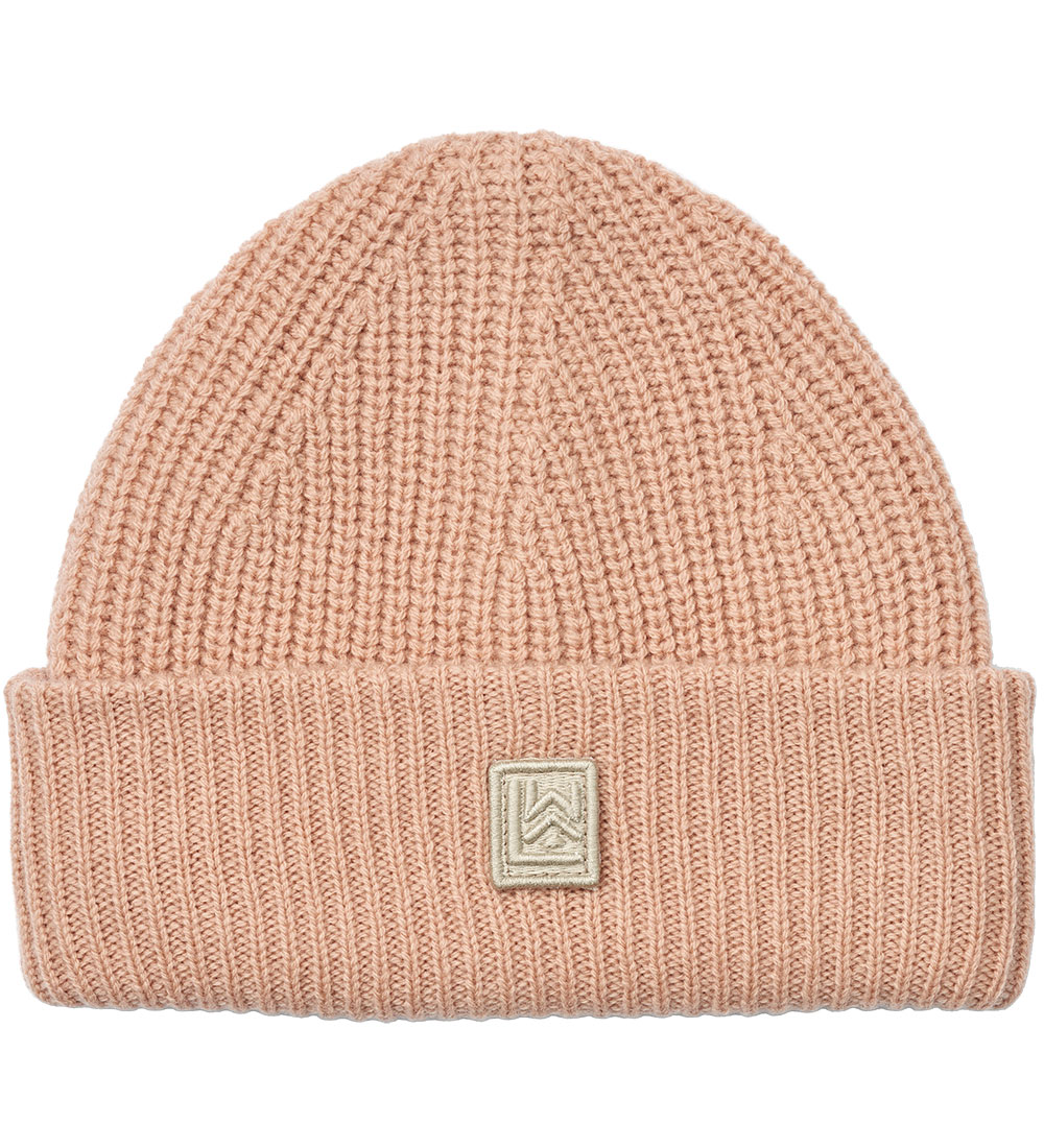 Liewood Beanie - Wool/Cotton - Emilio - Tuscany Rose/Pale Tuscan