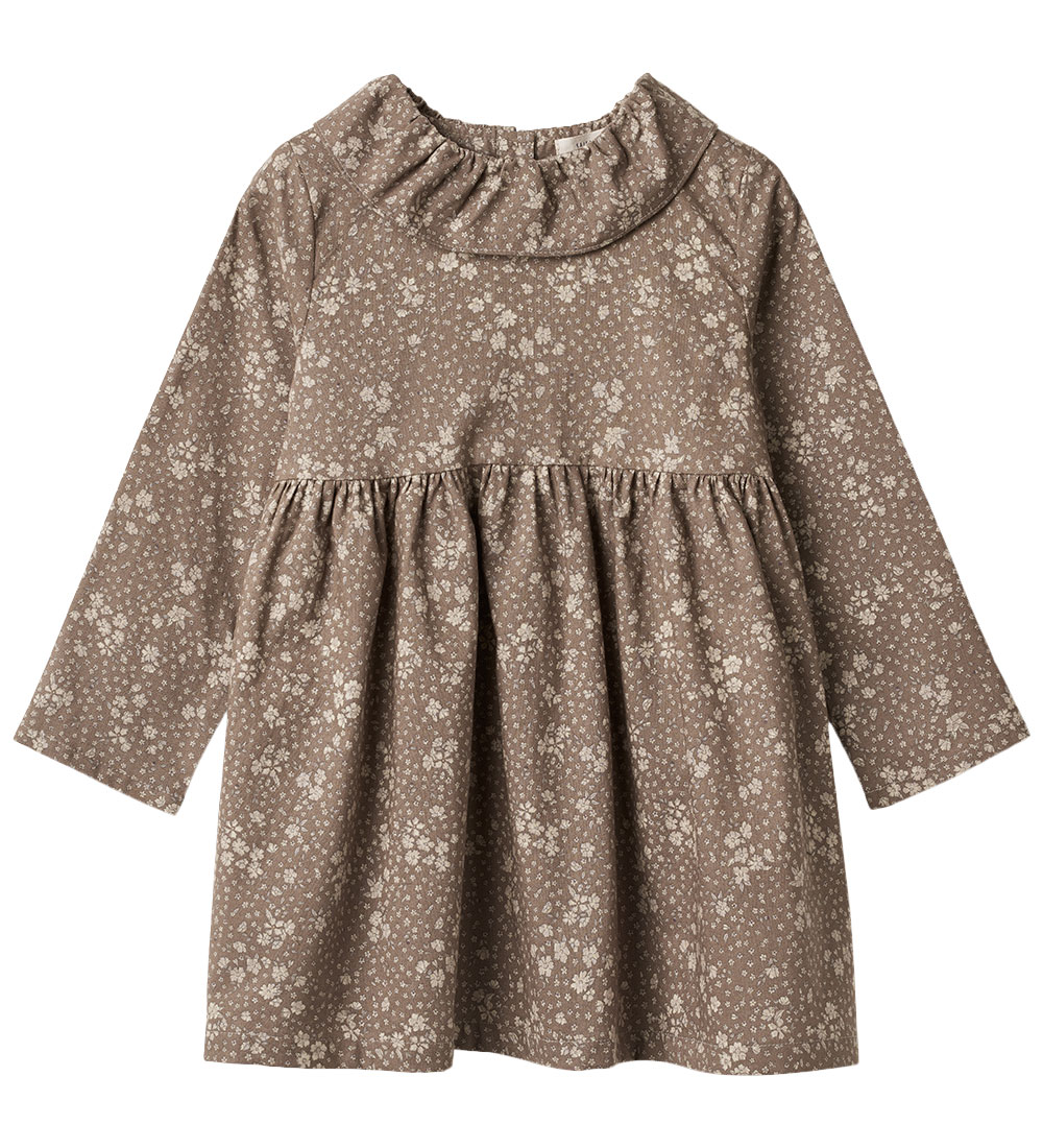 Wheat Kleid - Violetta - Cocoa Brown Blumen