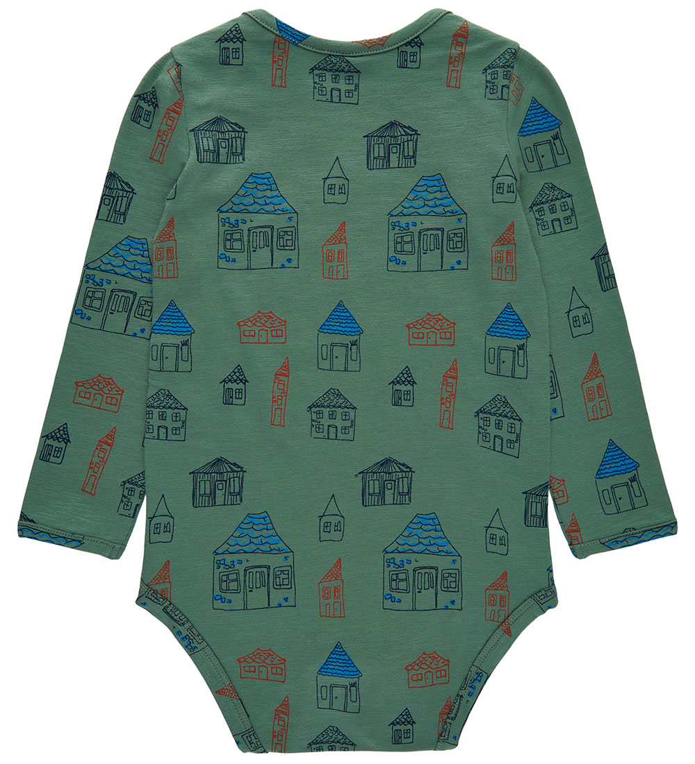 Soft Gallery Bodysuit l/s - SgbBob - Dark Forest