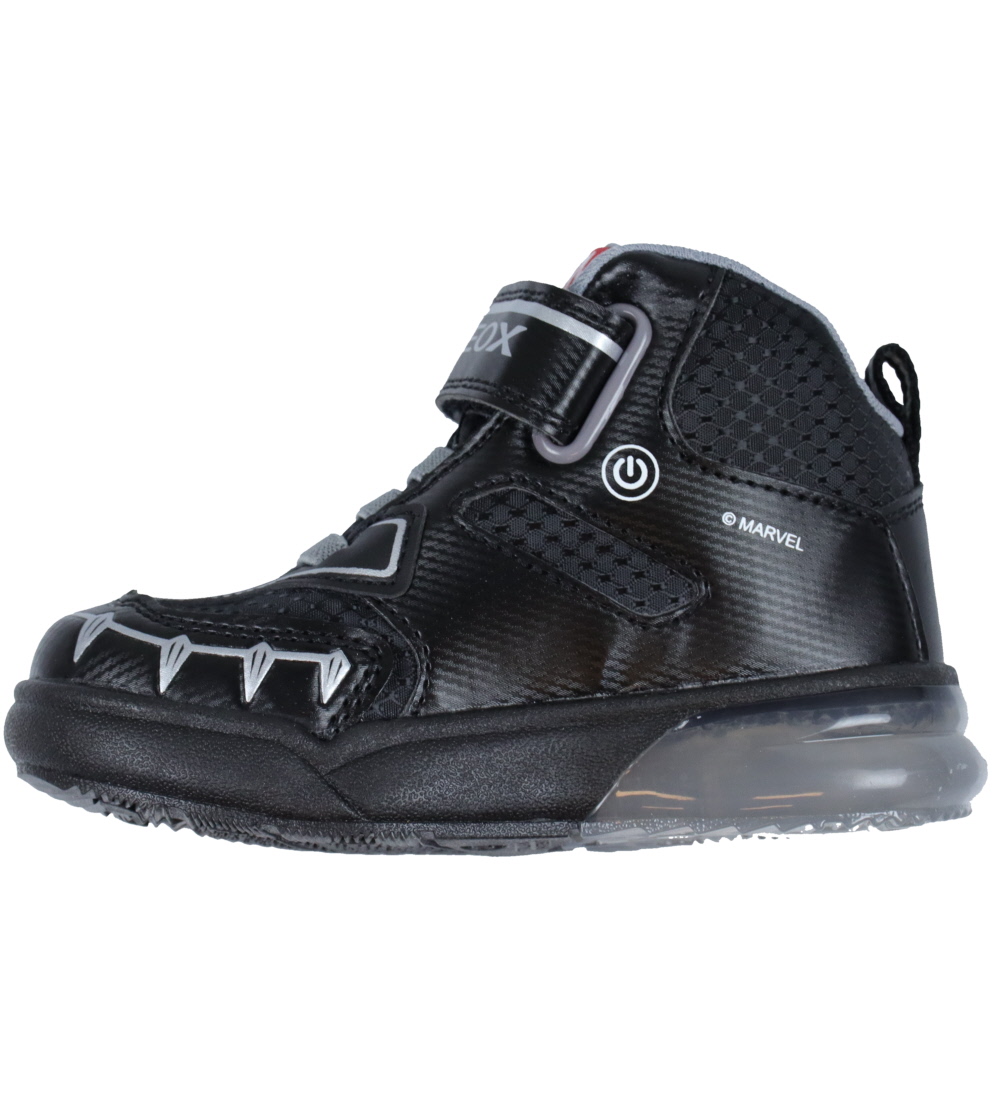 Geox Boots w. Light - GrayJay - Marvel Avengers - Black/Silver