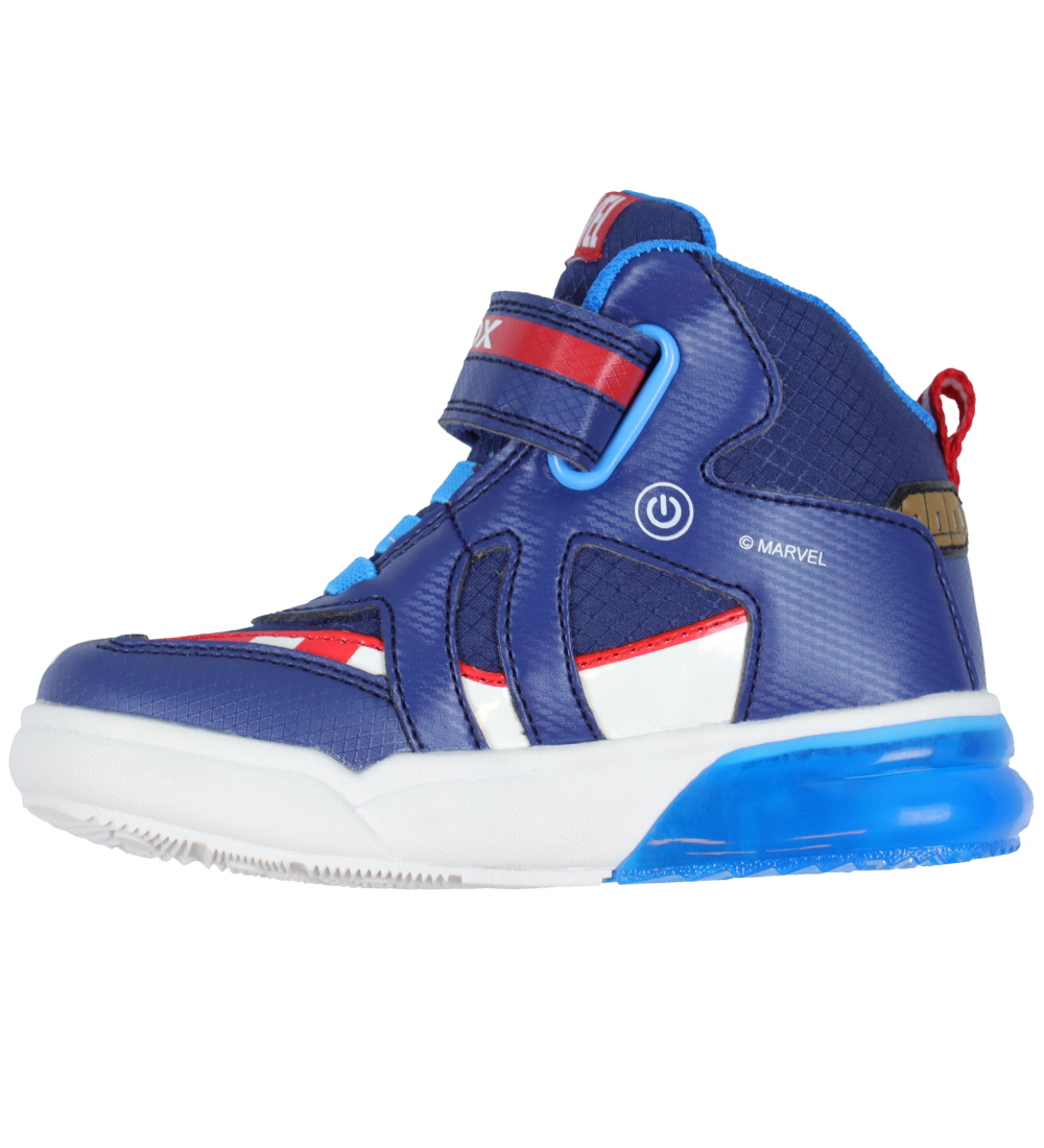 Geox Boots w. Light - Grayjay - Marvel Avengers - Navy/Red
