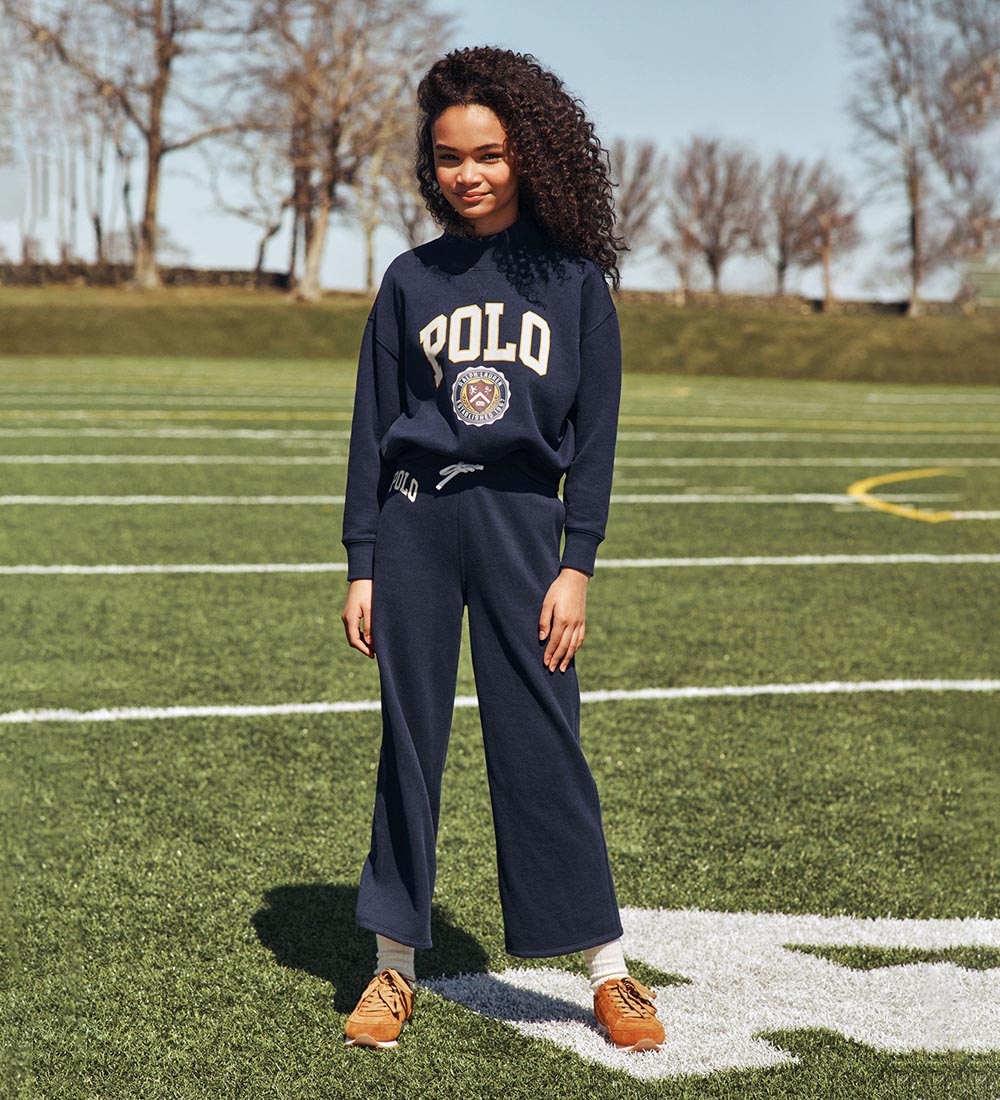 Polo Ralph Lauren Sweatshirt - Navy w. Print