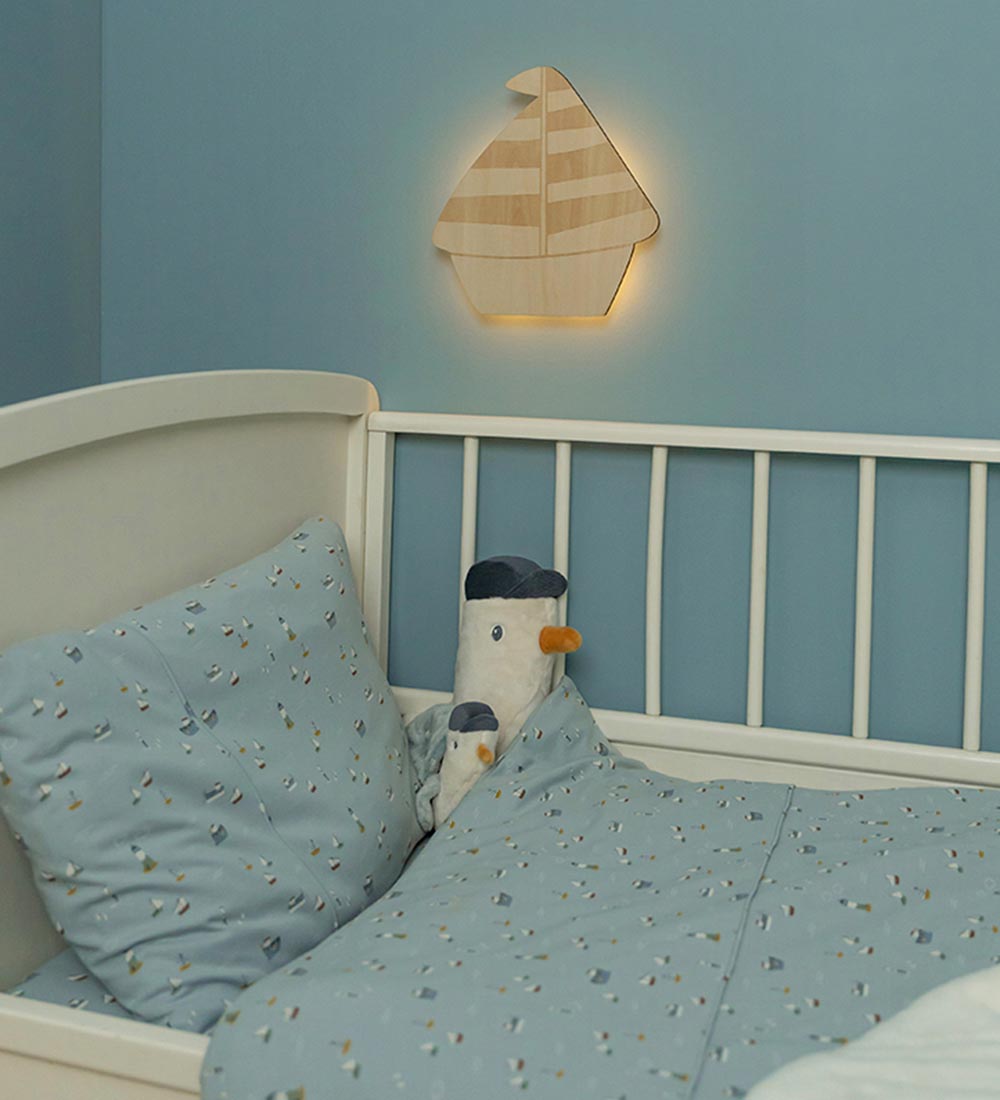 Little Dutch Wall Lamp - Wood - 28x27 cm - Boat