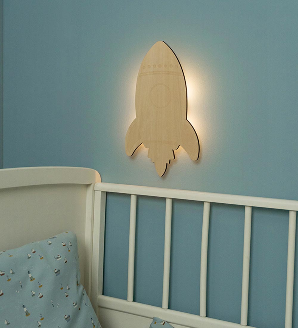 Little Dutch Wall Lamp - Wood - 36x22 cm - Rocket