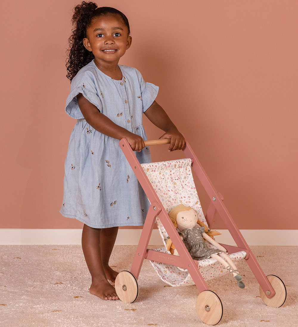 Little Dutch Doll Stroller - Flowers & Butterflies