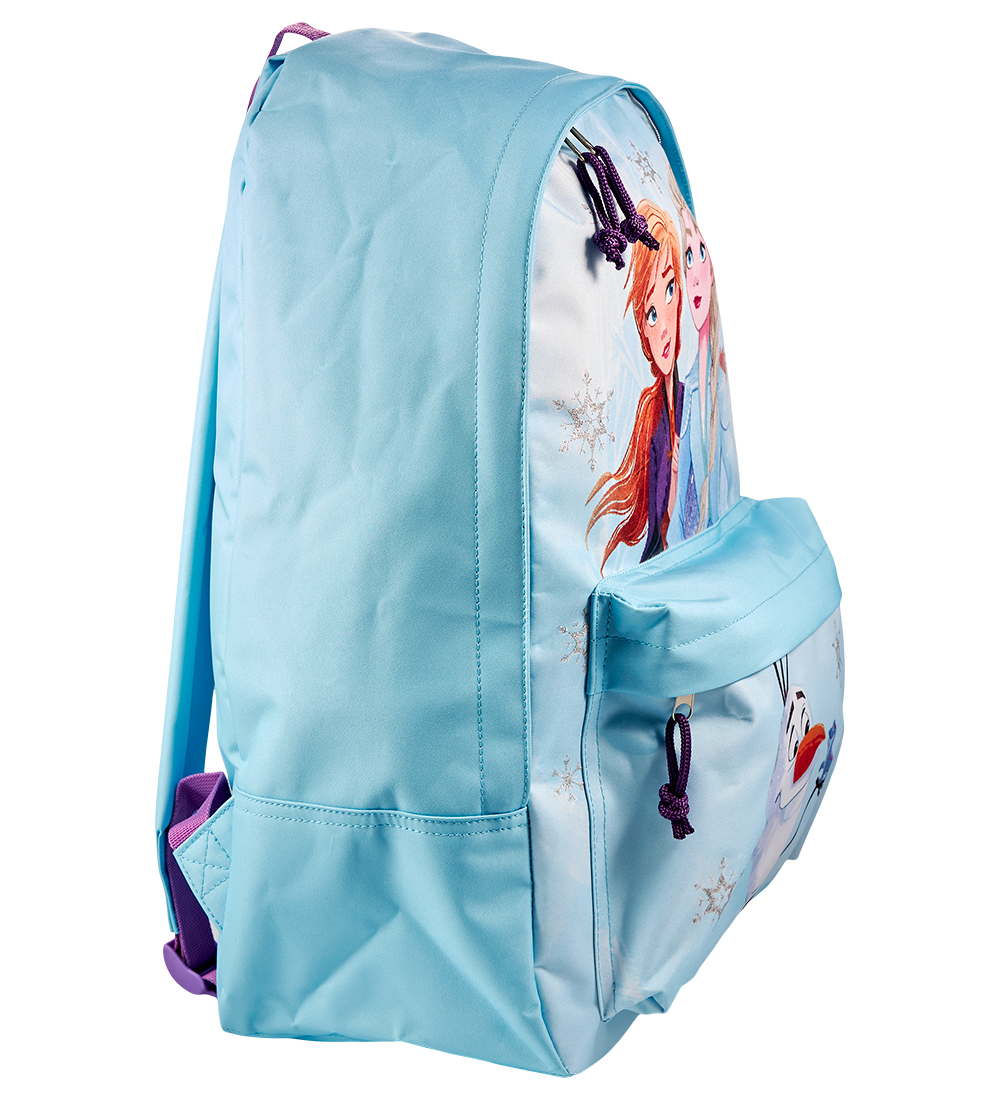Frozen Backpack - Blue w. Print/Glitter