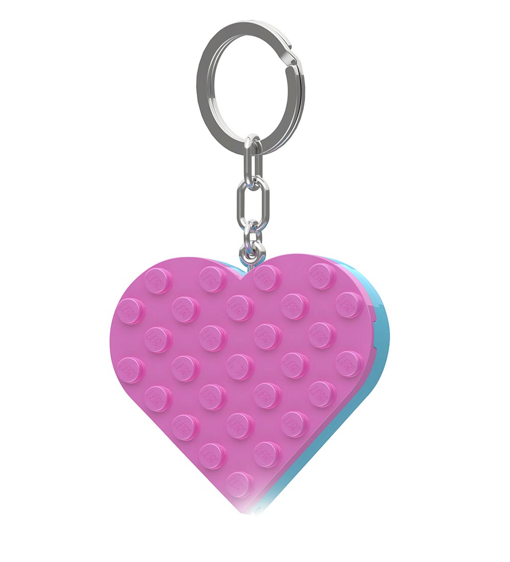 LEGO® Keychain w. Flashlight - LEGO® Heart