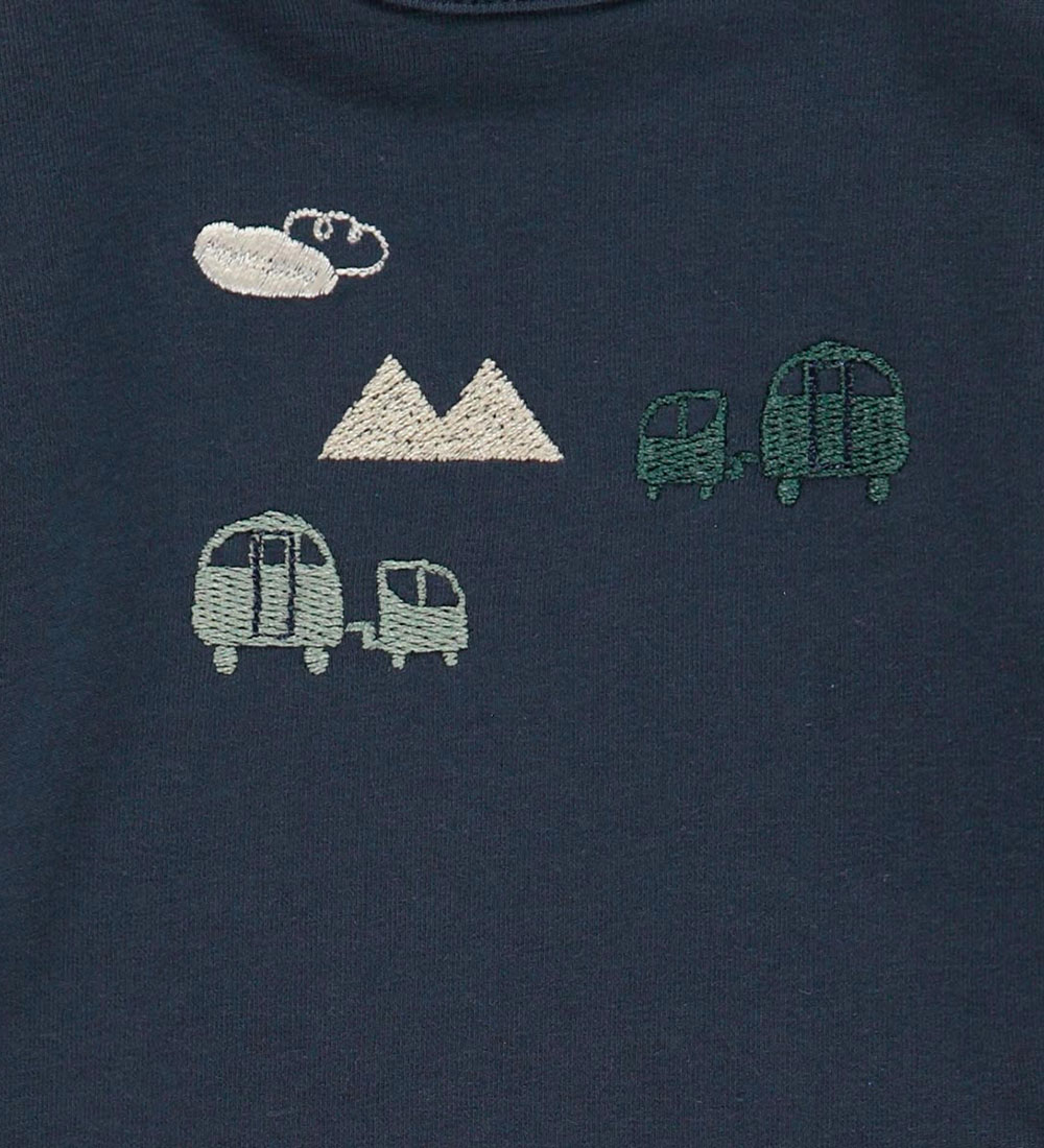 Müsli Bodysuit l/s - Caravan - Night Blue