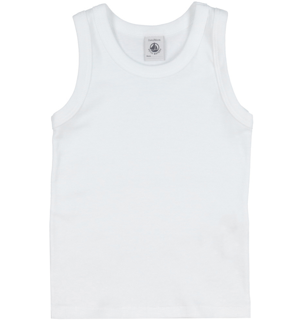 Petit Bateau Undershirt - 3-Pack - White/White