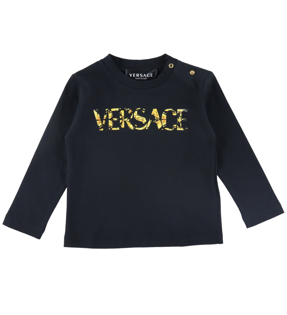 Versace Blouse - Black w. Print