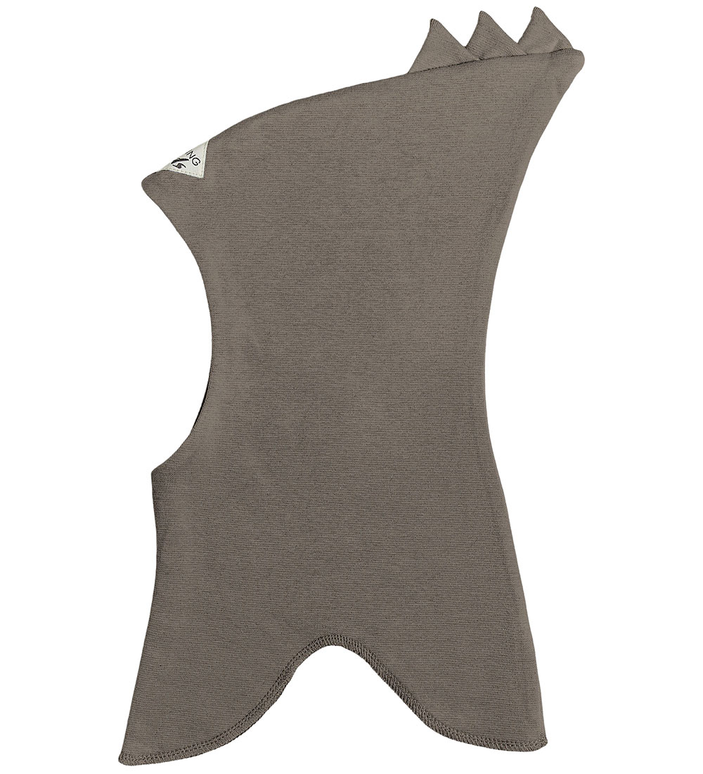 Racing Kids Balaclava - 2-layer - Dark Taupe