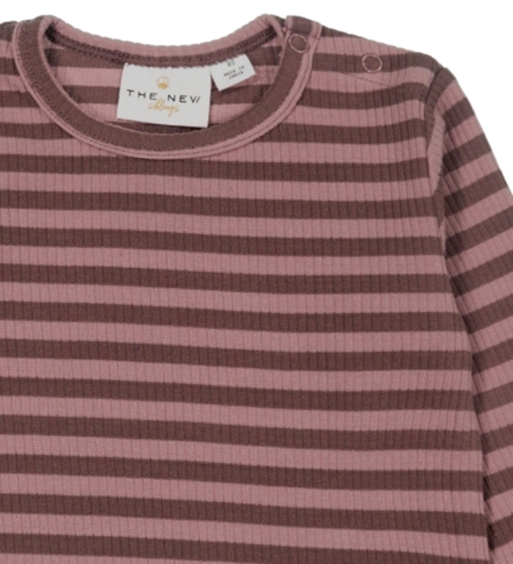 The New Siblings Blouse - TnsFro - Rib - Nostalgia Rose w. Strip