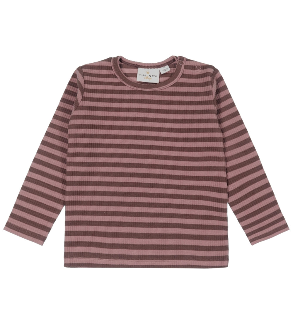 The New Siblings Blouse - TnsFro - Rib - Nostalgia Rose w. Strip