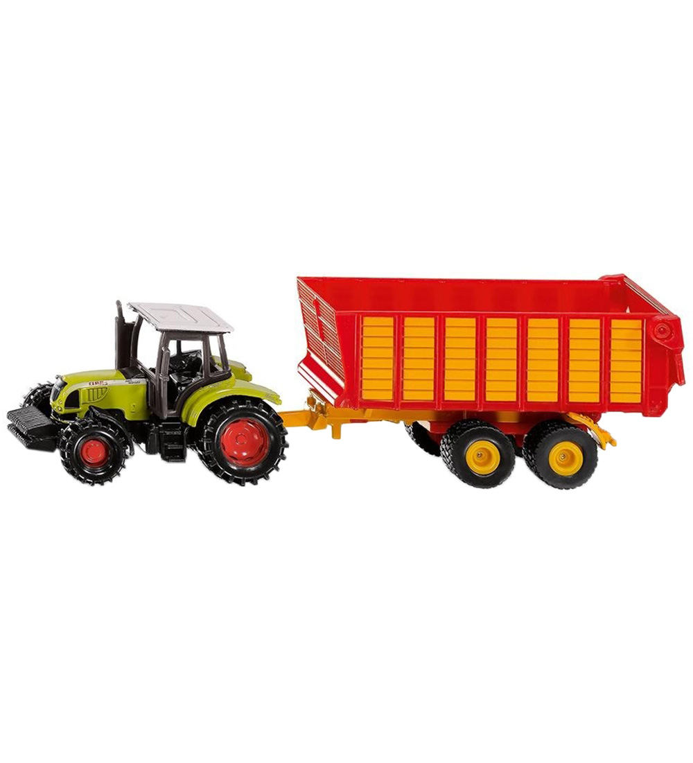 Siku Tractor - J.D Tractor w. Silage Trail