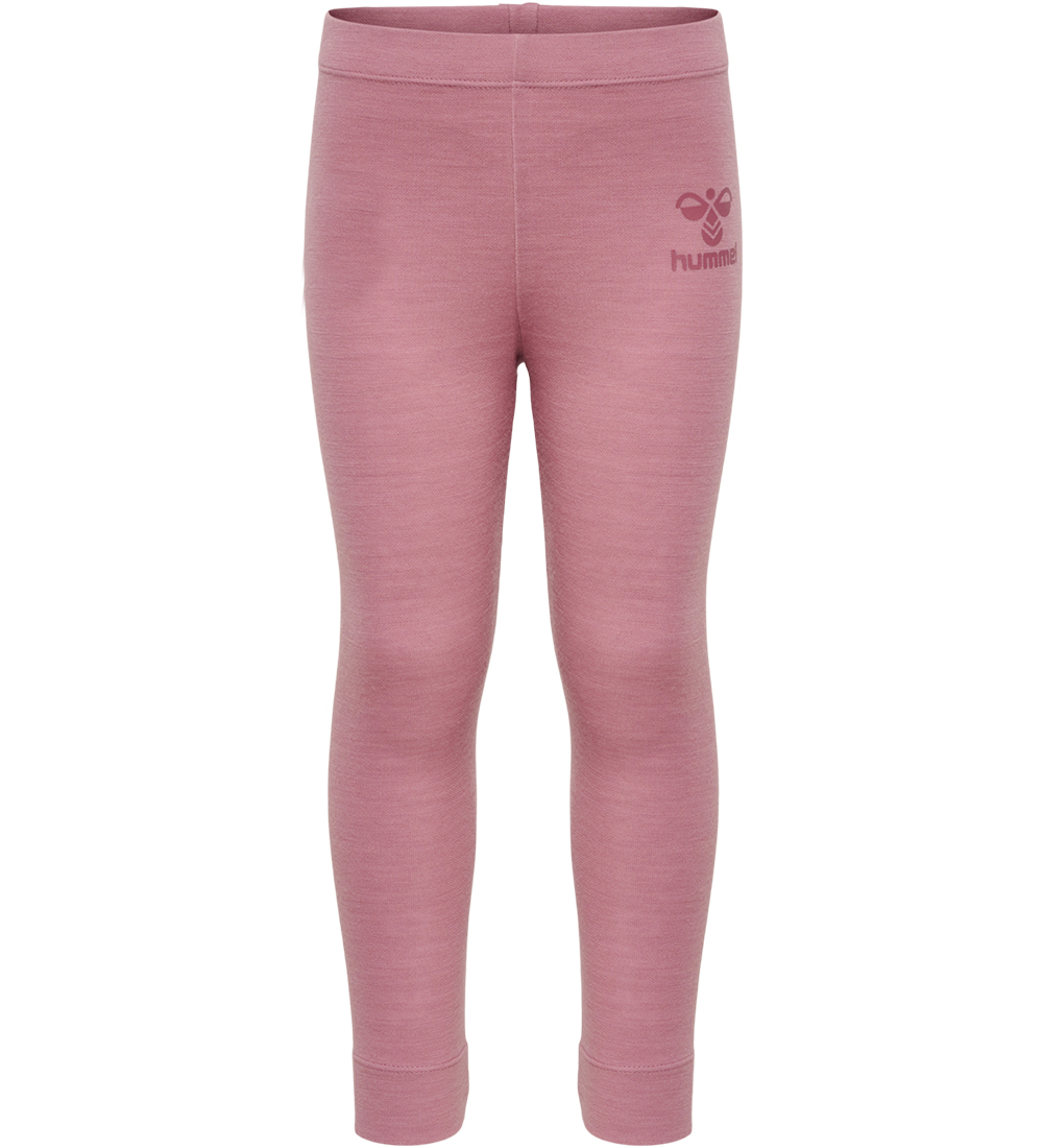 Hummel Leggings - Wool - hmlWolly - Nostalgia Rose