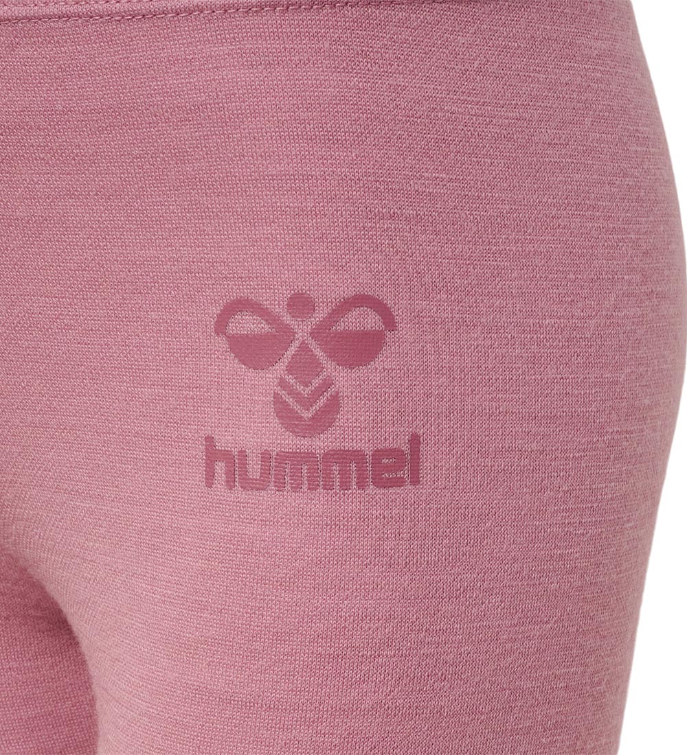 Hummel Leggings - Wool - hmlWolly - Nostalgia Rose