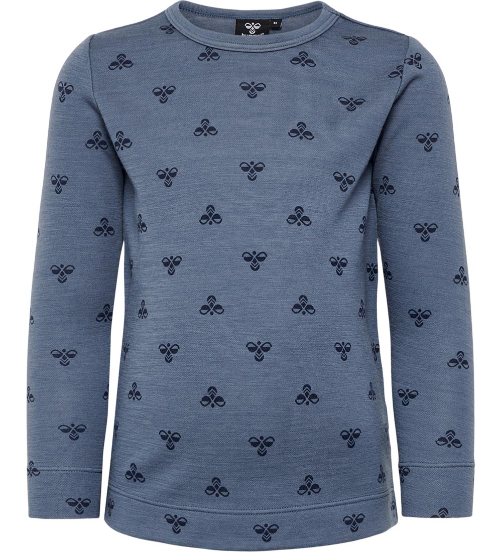 Hummel Blouse - Wool - hmlVilmo - Bering Sea