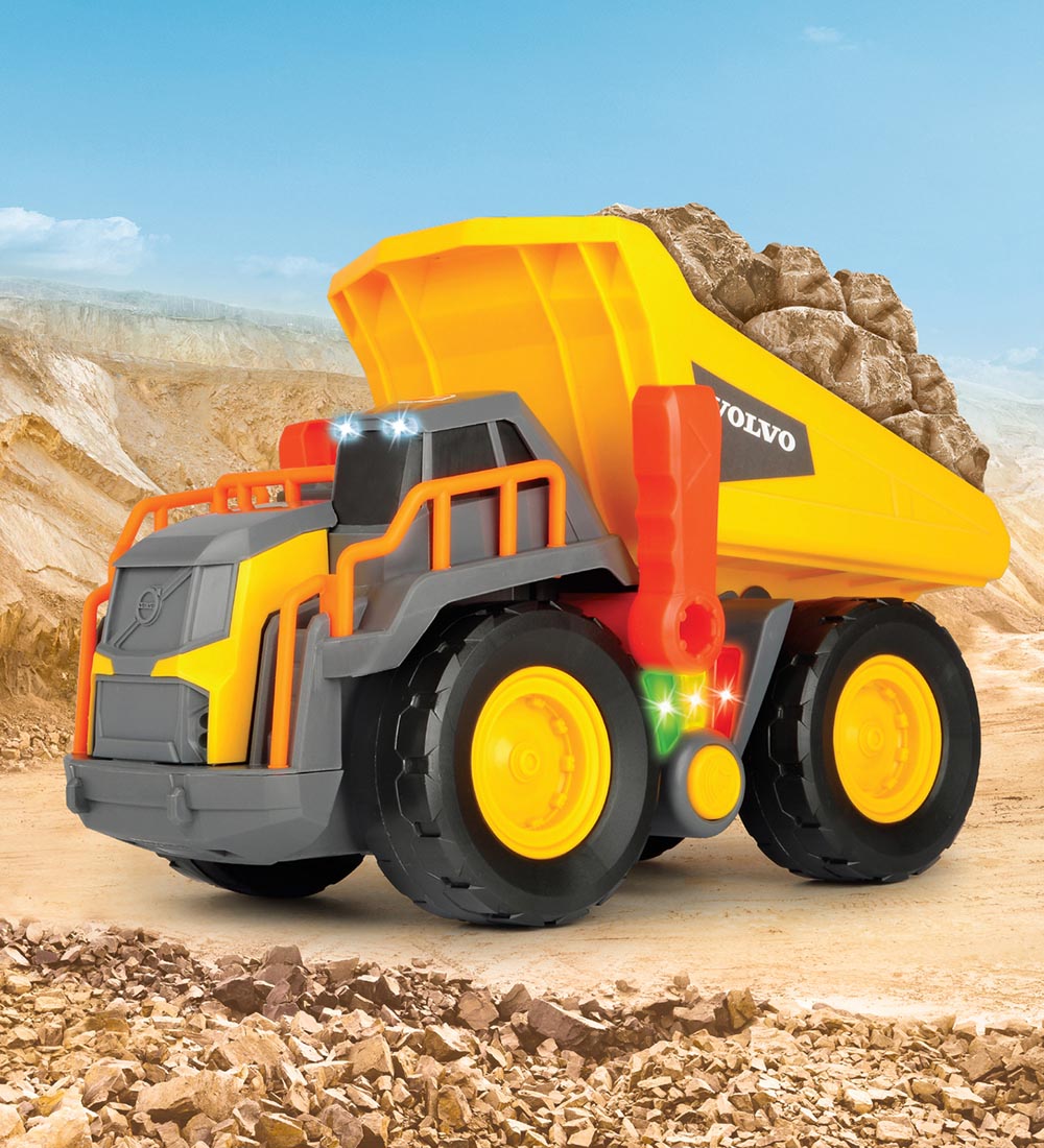 Dickie Toys Construction Truck - Weight Lift Truck - Light/Sound