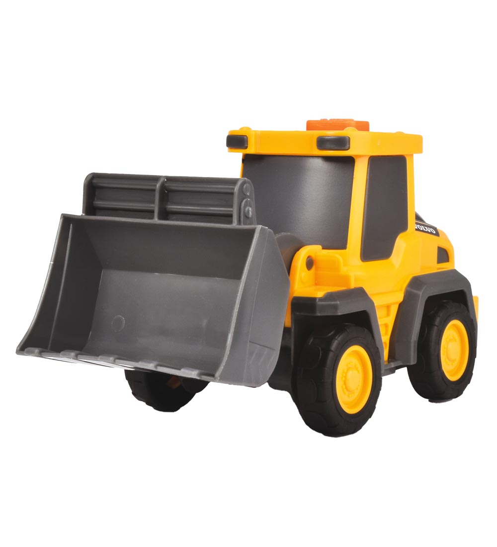 Dickie Toys Truck w. Excavator - Truck Team - Light/Sound