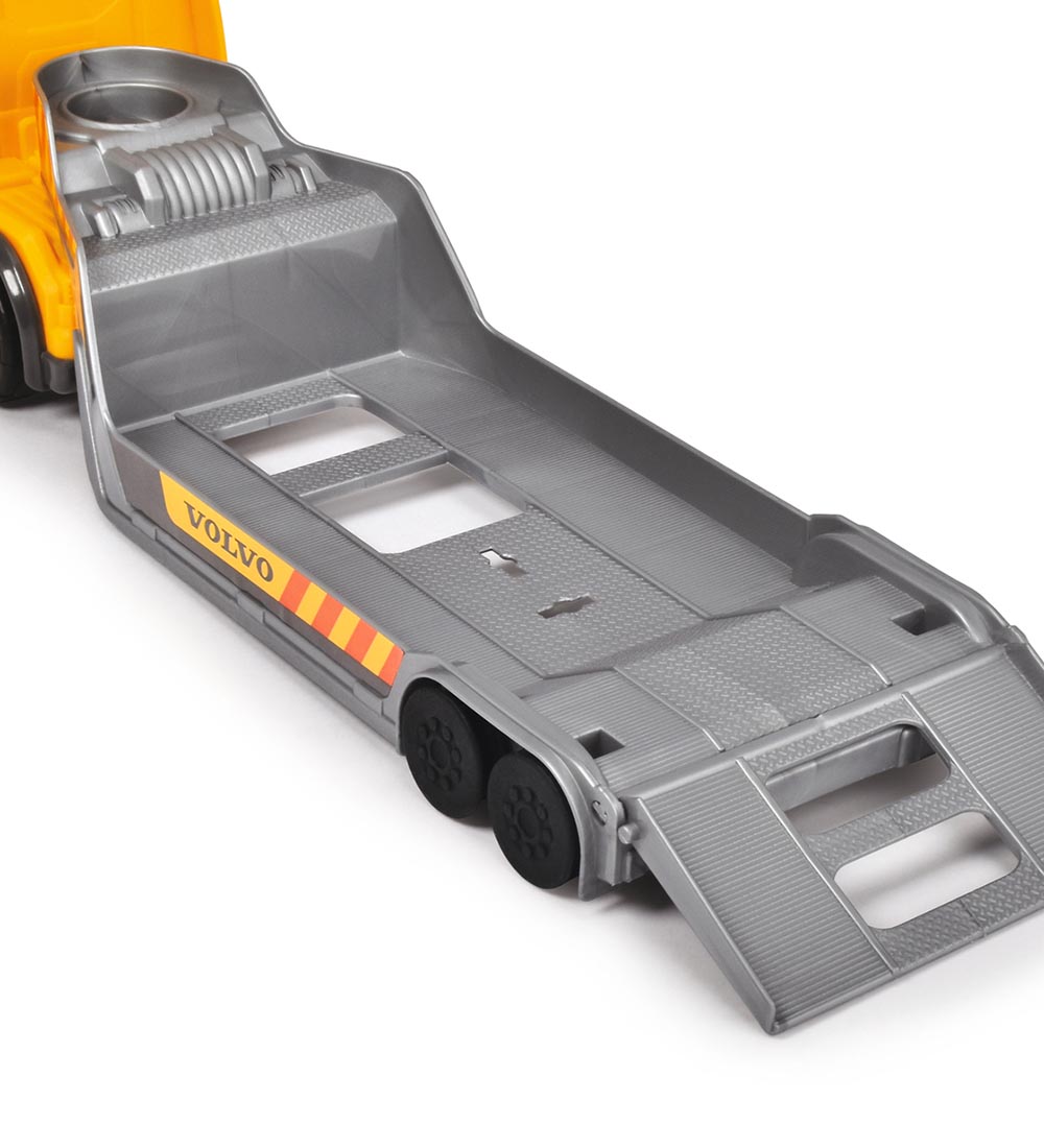 Dickie Toys Truck w. Excavator - Truck Team - Light/Sound