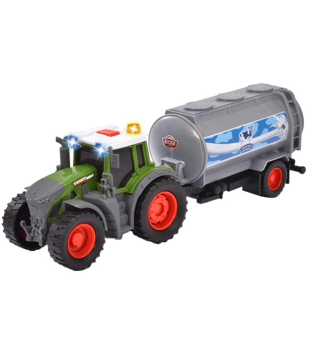 Dickie Toys Tractor - Fendt Milk Machine - Light/Sound