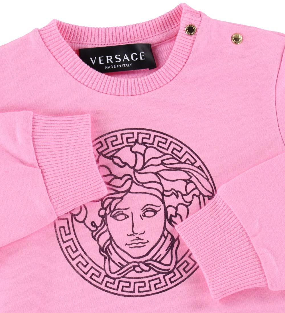 Versace Sweatshirt - Pink w. Logo