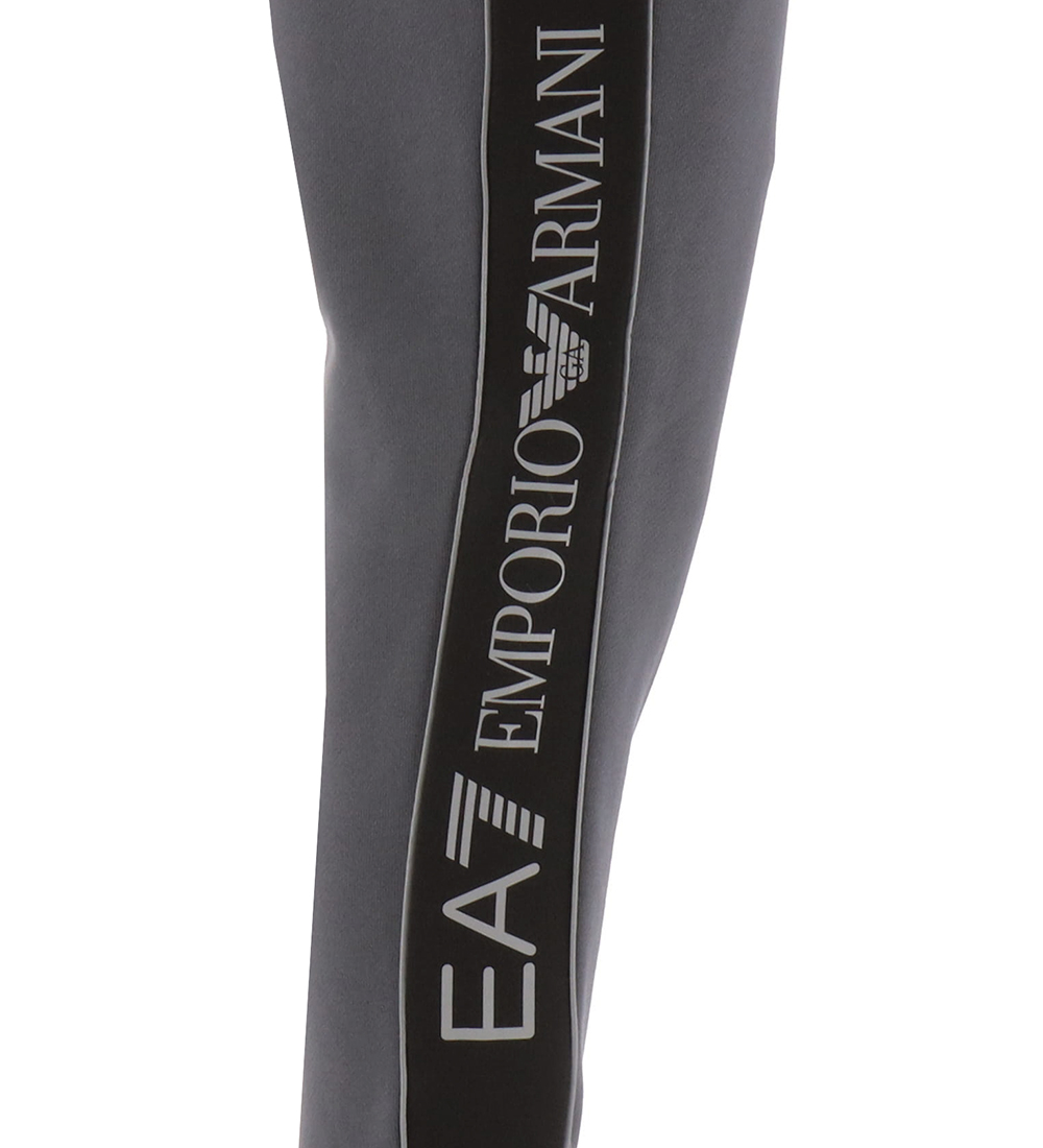 EA7 Sweatpants - Charcoal Grey/Black w. Reflex