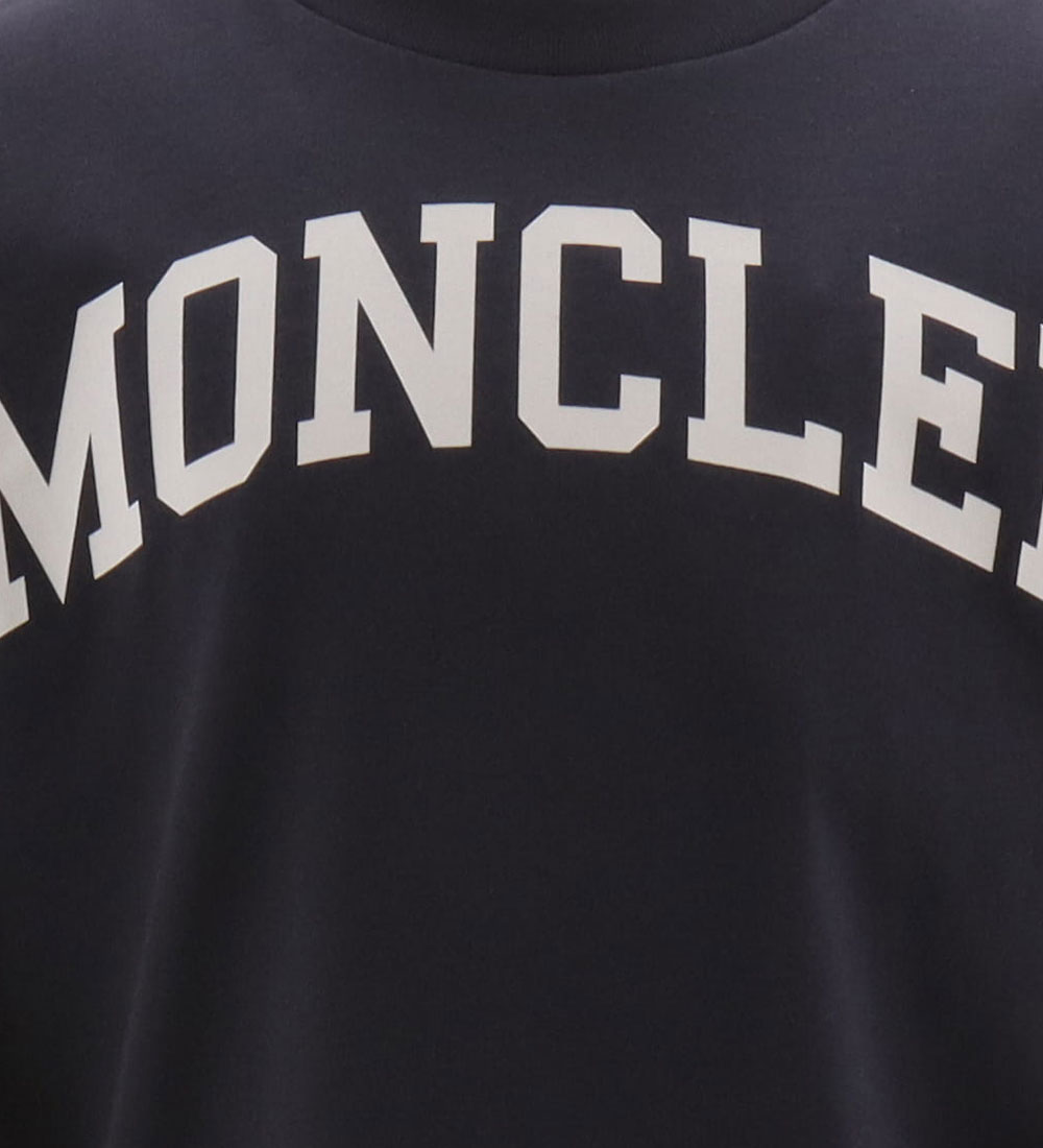 Moncler T-shirt - Navy w. White