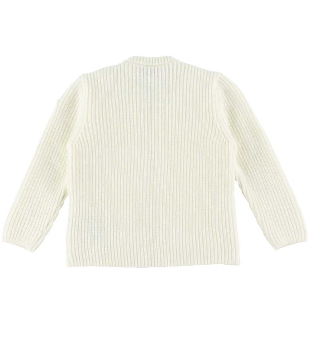 Moncler Cardigan - Wool/Down - Off White